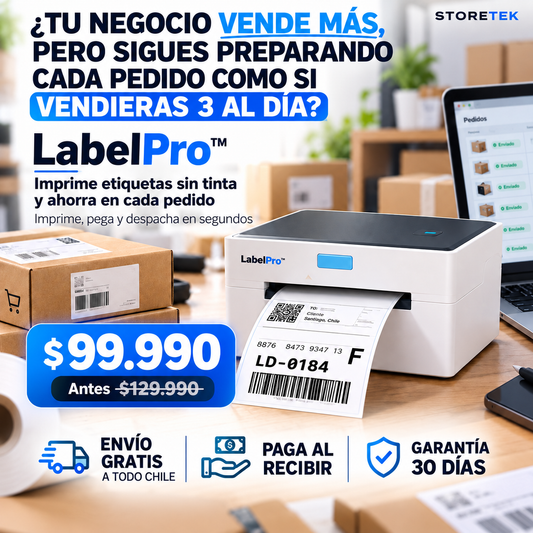 LabelPro™ | Imprime, pega y despacha en segundos