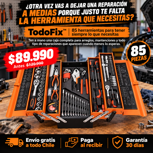 TodoFix™ | 85 herramientas para tener siempre lo que necesitas