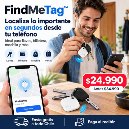 FindMeTag™ | Localiza lo importante en segundos desde tu teléfono