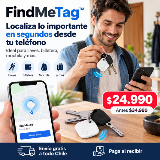 FindMeTag™ | Localiza lo importante en segundos desde tu teléfono